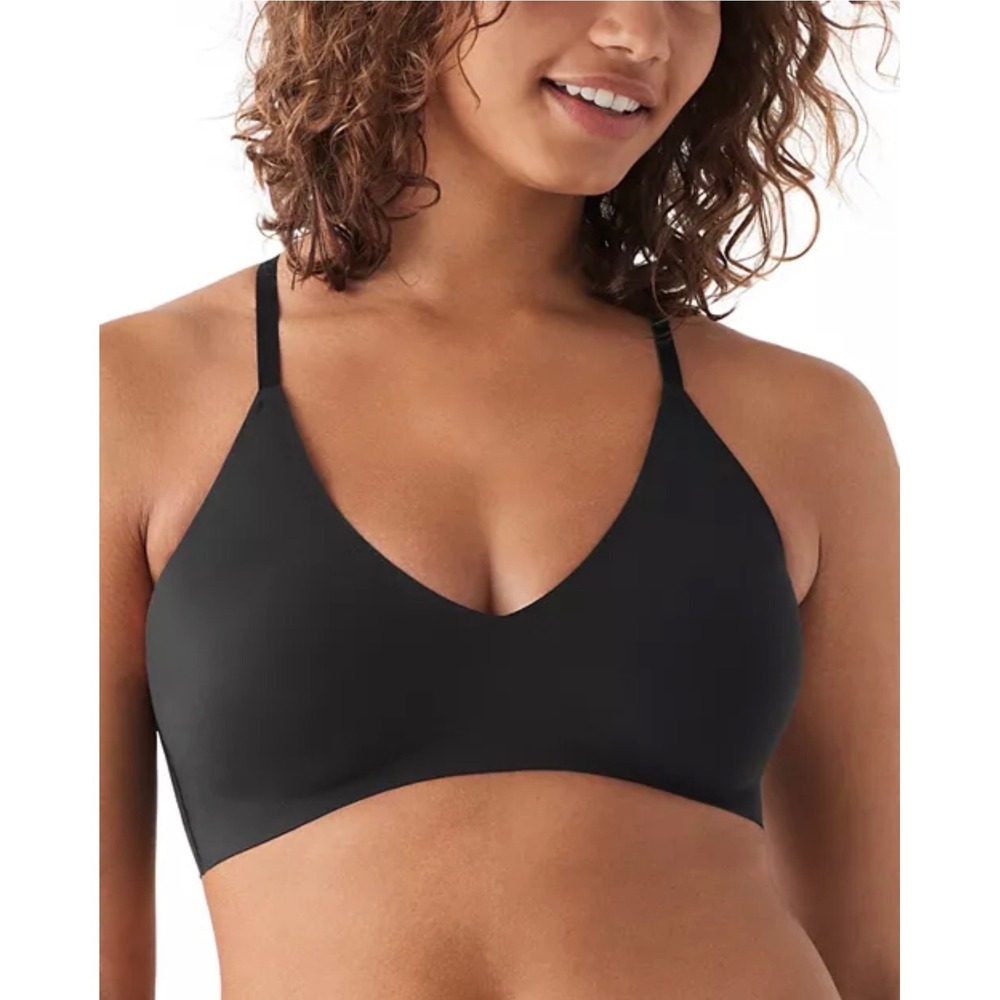 True & Co Women's True Body Boost Convertible Lace Bra Black M NWT Wirefree